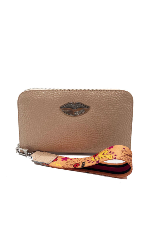 Bloom Large Wallet Beige